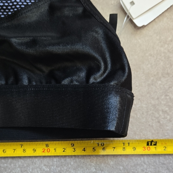 Black Women's Sports Bra, Korak, NWT, XS - Picture 2 of 8
